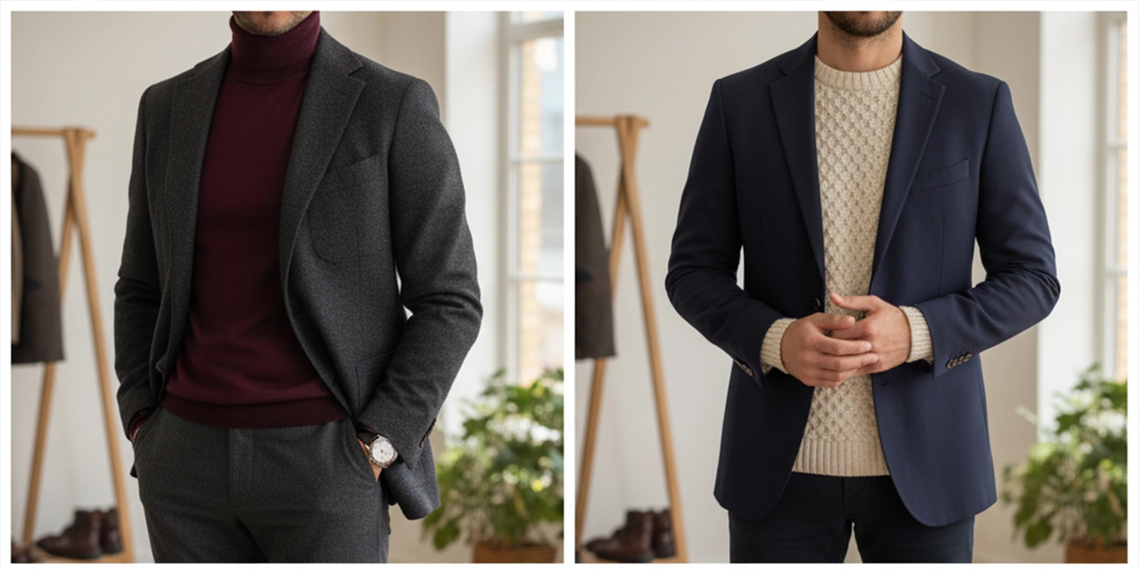 男性のコーディネート例