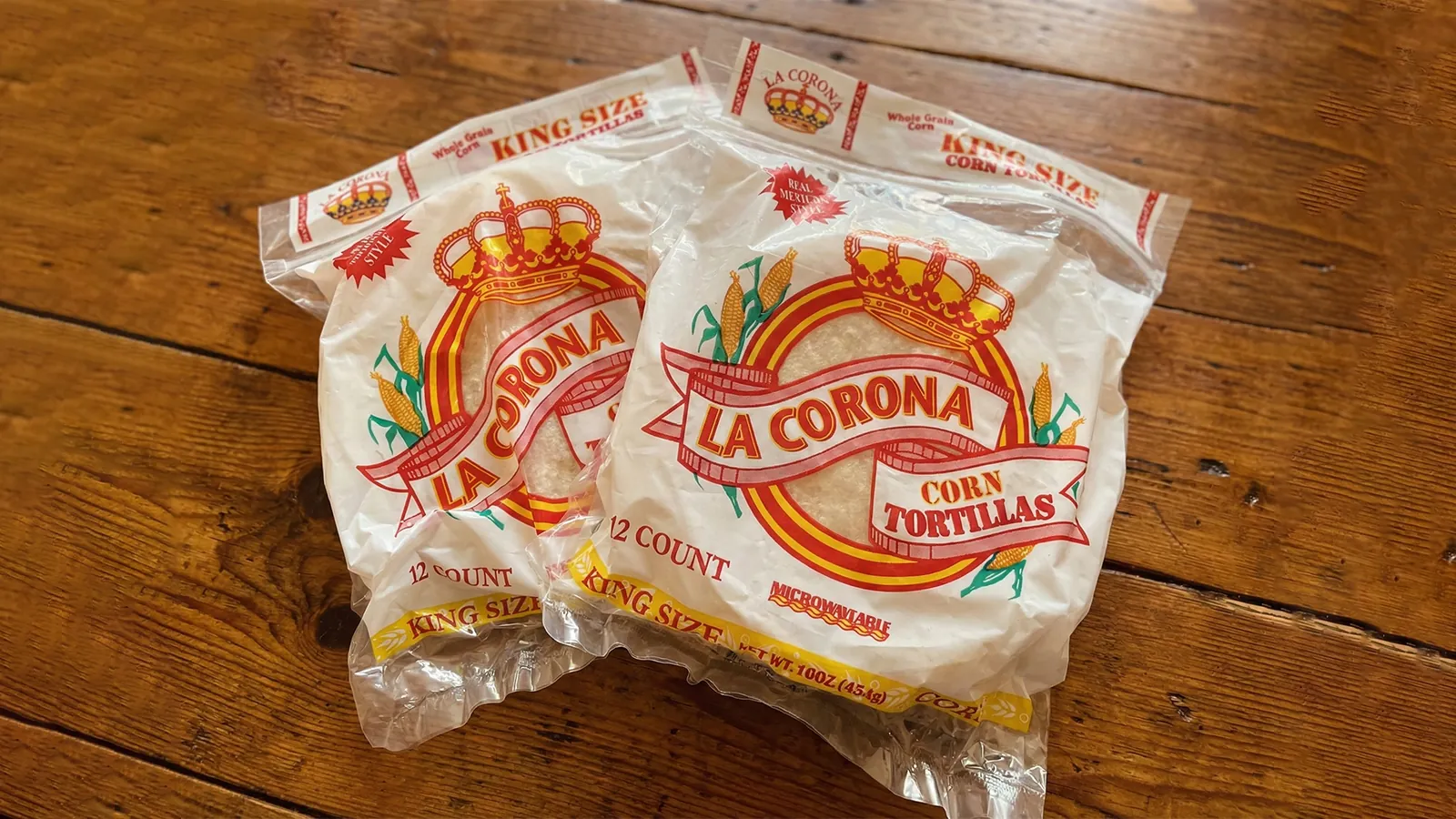 ラ・コロナのコーントルティーヤ