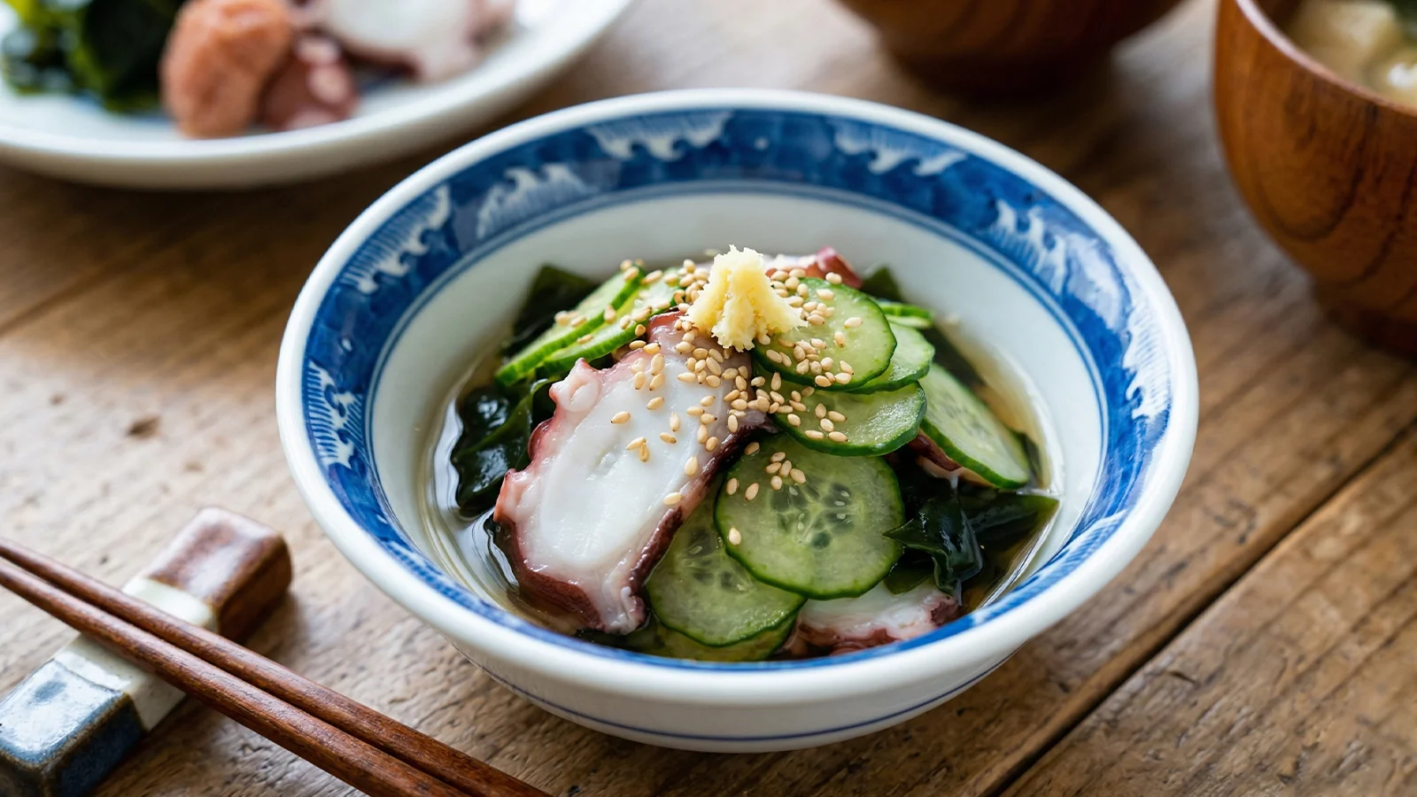 タコときゅうりの酢の物
